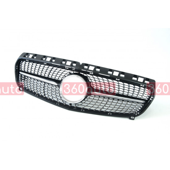 Решетка радиатора Black Diamond на Mercedes A-Class W176 2012-2015