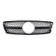 Решетка радиатора Black Diamond на Mercedes C-Class W203 2000-2007