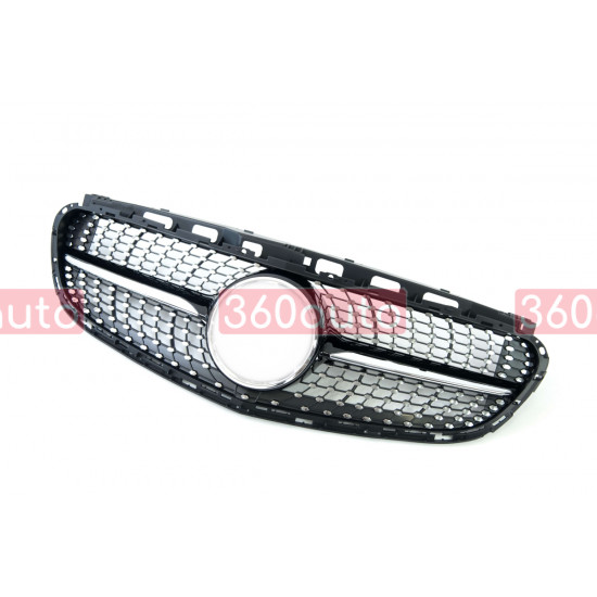 Решетка радиатора Black Diamond на Mercedes E-Class W212 2013-2016