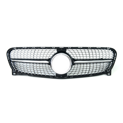 Решетка радиатора Black Diamond на Mercedes GLA-Class X156 2013-2017