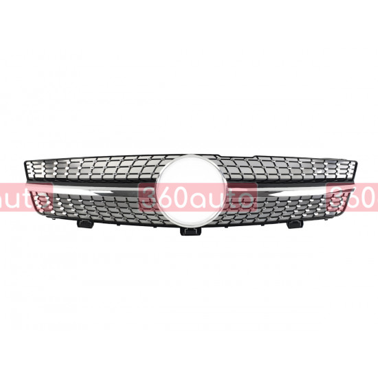 Решетка радиатора Black V2 Diamond на Mercedes CLS-Class C219 2008-2010