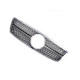 Решетка радиатора Silver Diamond на Mercedes C-Class W203 2000-2007