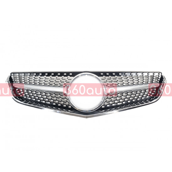 Решетка радиатора Silver Diamond на Mercedes E-Class C207 Coupe 2009-2013