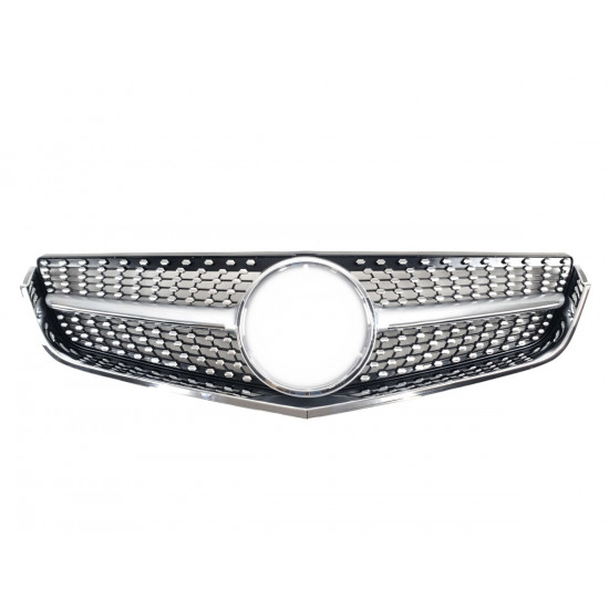 Решетка радиатора Silver Diamond на Mercedes E-Class C207 Coupe 2009-2013