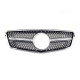 Решетка радиатора Silver Diamond на Mercedes E-Class W212 2009-2013