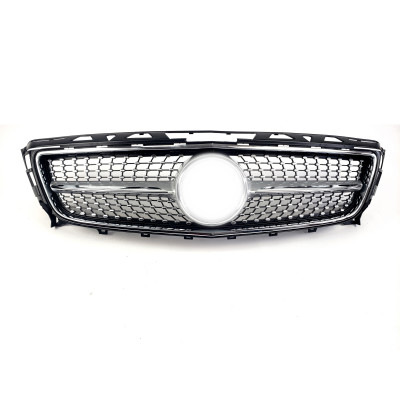 Решетка радиатора Silver Diamond на Mercedes CLS-Class C218 2011-2014