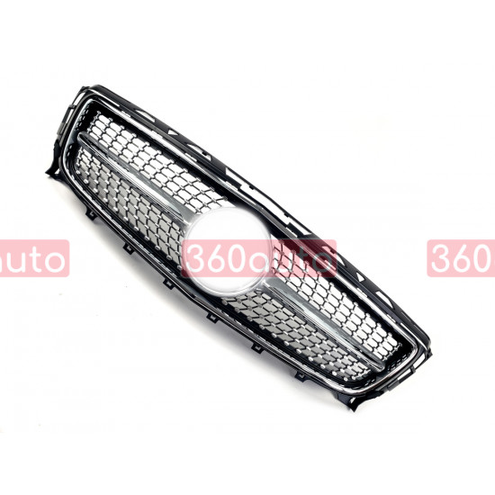 Решетка радиатора Silver Diamond на Mercedes CLS-Class C218 2011-2014