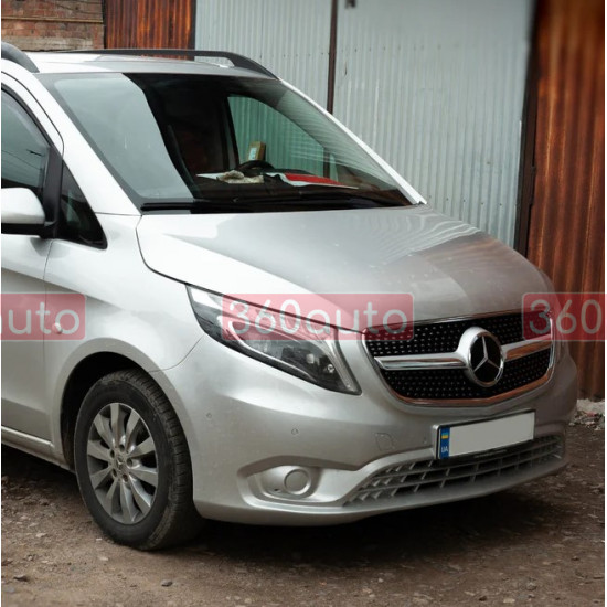 Решетка радиатора на Mercedes Vito W447 2014-2019 Diamond Silver