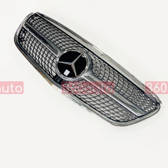 Решетка радиатора на Mercedes Vito W447 2014-2019 Diamond Silver