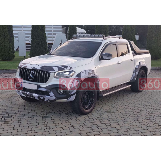 Решетка радиатора Chrome Black GT на Mercedes X-Class W470 2017-