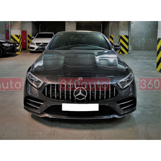Решетка радиатора Chrome Black GT на Mercedes CLS-Class C257 2018-2022