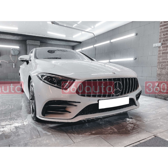 Решетка радиатора Chrome Black GT на Mercedes CLS-Class C257 2018-2022