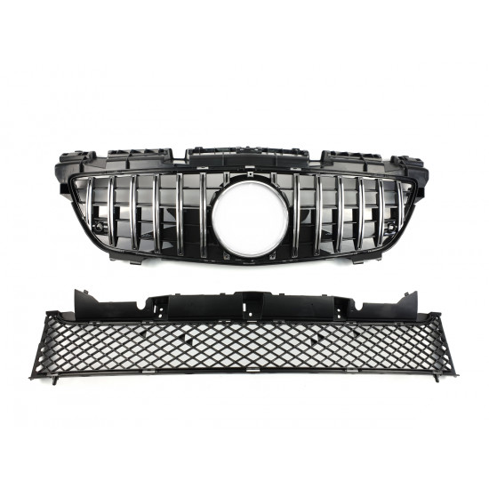 Решетка радиатора Chrome Black GT на Mercedes SLK-Class R172 2011-2015