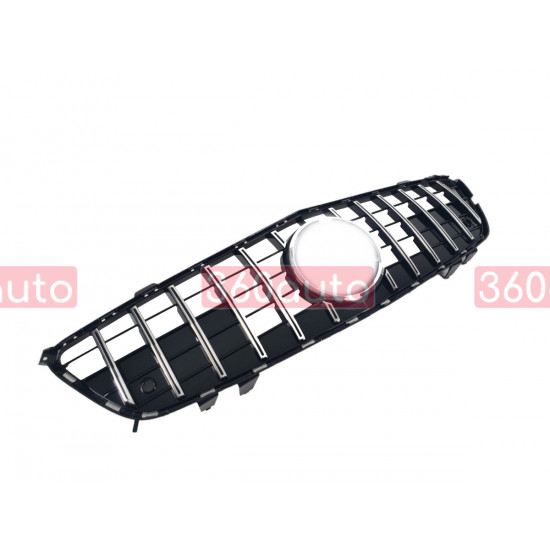 Решетка радиатора Chrome Black GT на Mercedes SL-Class R231 2012-2016