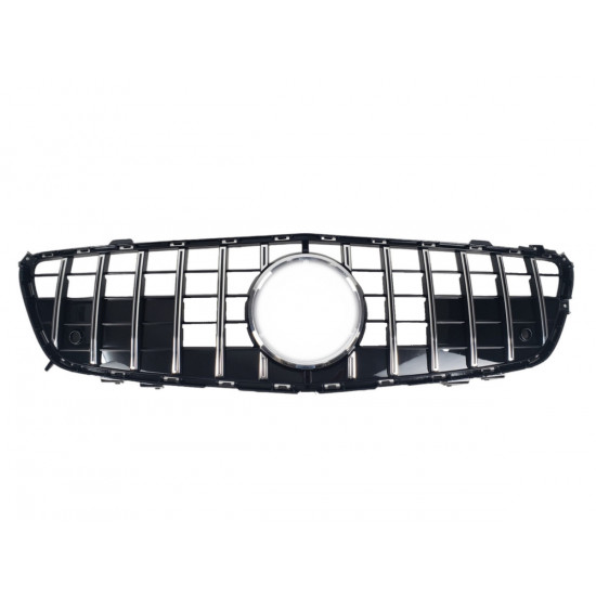 Решетка радиатора Chrome Black GT на Mercedes SL-Class R231 2012-2016