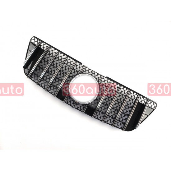 Решетка радиатора Chrome Black GT на Mercedes ML-Class W164 2008-2011