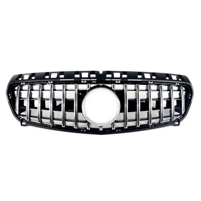 Решетка радиатора Chrome Black GT на Mercedes A-Class W176 2012-2015