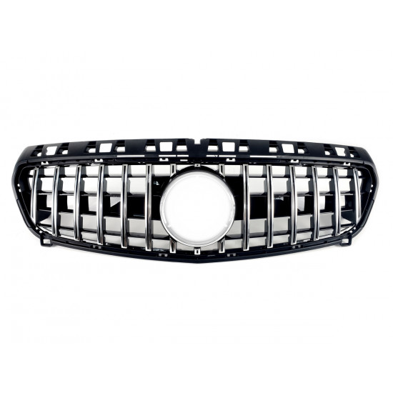 Решетка радиатора Chrome Black GT на Mercedes A-Class W176 2012-2015