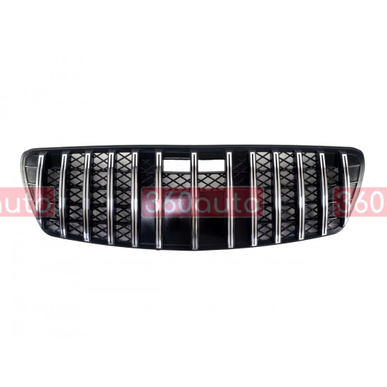 Решетка радиатора Chrome Black GT на Mercedes E-Class W211 2002-2006