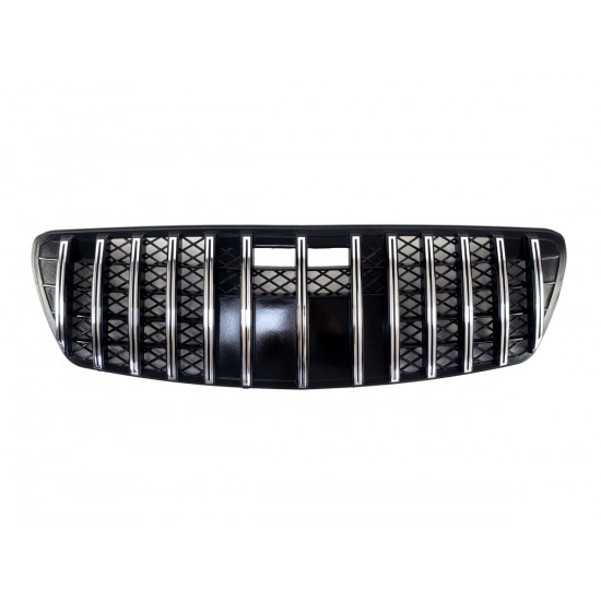 Решетка радиатора Chrome Black GT на Mercedes E-Class W211 2002-2006