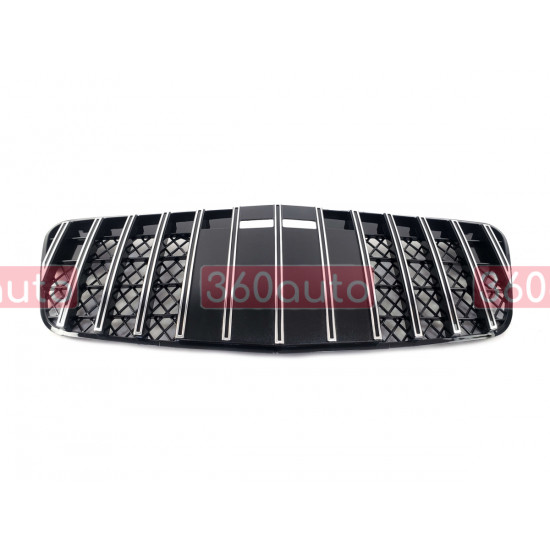 Решетка радиатора Chrome Black GT на Mercedes E-Class W211 2007-2009