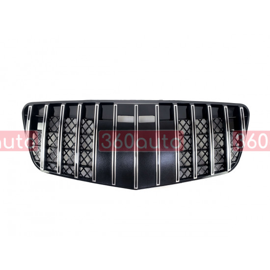 Решетка радиатора Chrome Black GT на Mercedes E-Class W211 2007-2009