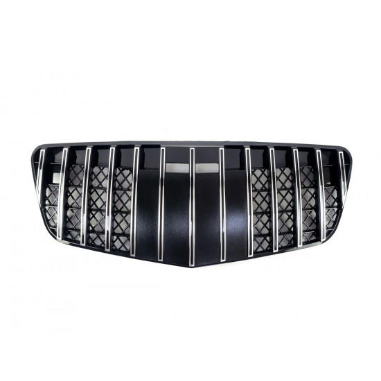 Решетка радиатора Chrome Black GT на Mercedes E-Class W211 2007-2009
