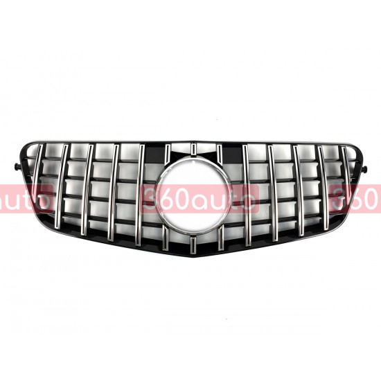 Решетка радиатора Chrome Black GT на Mercedes E-Class W212 2009-2013