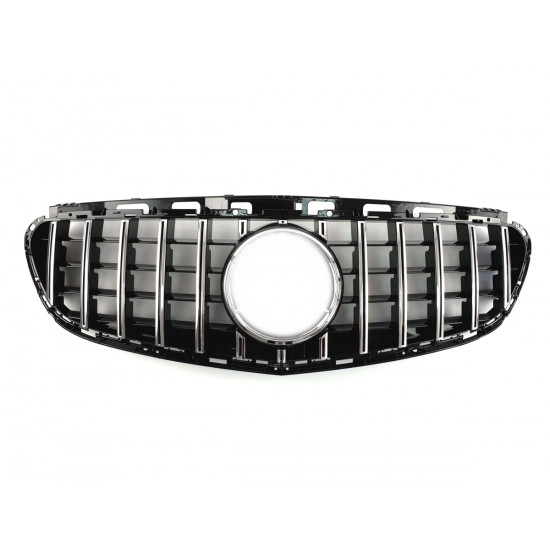 Решетка радиатора Chrome Black GT на Mercedes E-Class W212 2013-2016