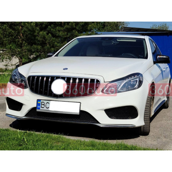 Решетка радиатора Chrome Black GT на Mercedes E-Class W212 2013-2016