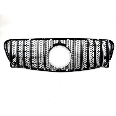 Решетка радиатора Chrome Black V2 GT на Mercedes GLA-Class X156 2013-2017