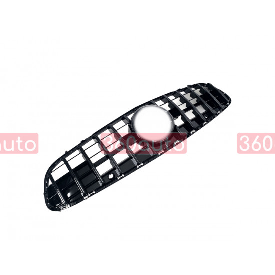 Решетка радиатора Full Black GT на Mercedes SL-Class R231 2016-2020