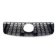 Решетка радиатора Full Black GT на Mercedes ML-class W164 2008-2011