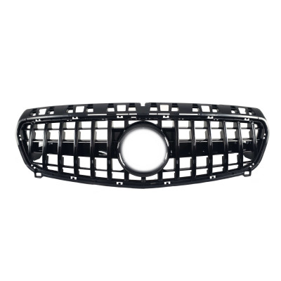 Решетка радиатора Full Black GT на Mercedes A-Class W176 2012-2015