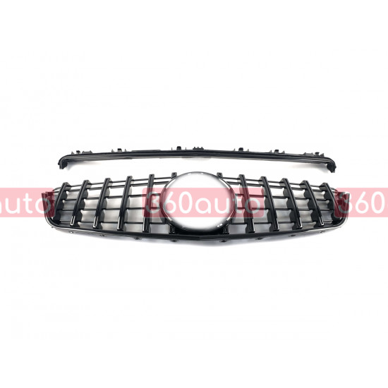 Решетка радиатора Full Black GT на Mercedes E-Class C207 Coupe 2009-2013