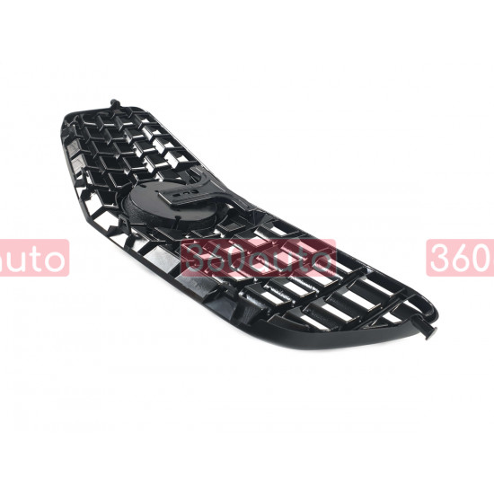 Решетка радиатора Full Black GT на Mercedes E-Class W212 2009-2013