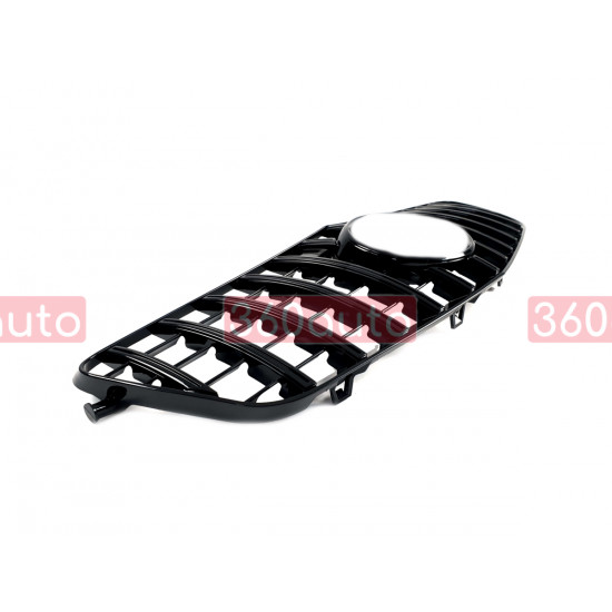 Решетка радиатора Full Black GT на Mercedes E-Class W212 2009-2013