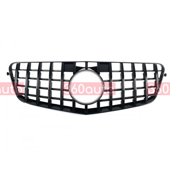 Решетка радиатора Full Black GT на Mercedes E-Class W212 2009-2013