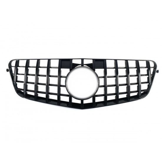 Решетка радиатора Full Black GT на Mercedes E-Class W212 2009-2013