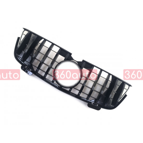 Решетка радиатора Full Black GT на Mercedes GL-Class X164 2006-2009