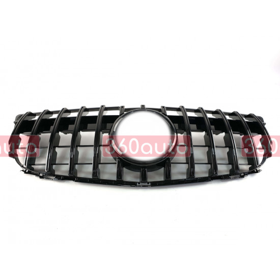 Решетка радиатора Full Black GT на Mercedes GLK-Class X204 2012-2015
