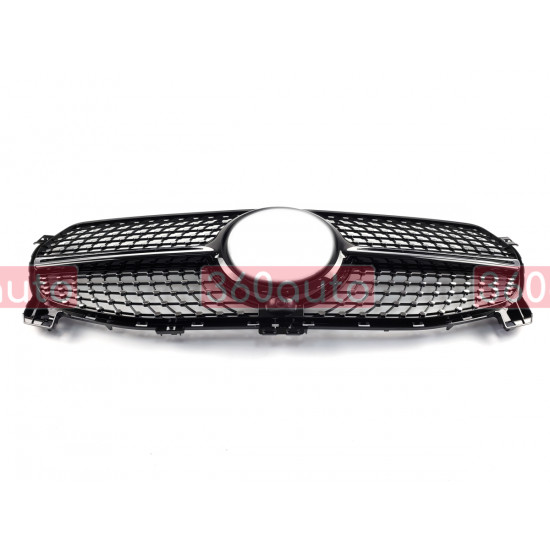 Решетка радиатора Black Normal Diamond на Mercedes GLE-Class W167 2018-2023