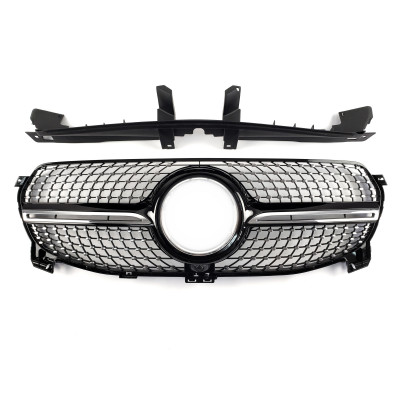 Решетка радиатора Black Normal Diamond на Mercedes GLE-Class W167 2018-2023