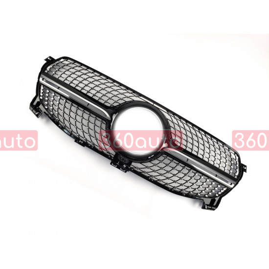 Решетка радиатора Black Normal Diamond на Mercedes GLE-Class W167 2018-2023