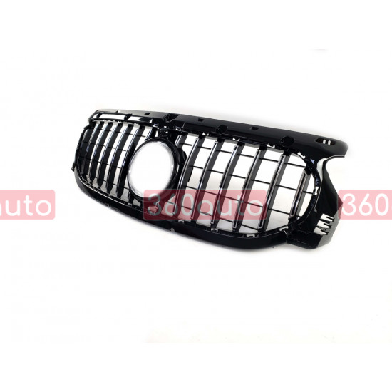 Решетка радиатора Chrome Black Normal GT на Mercedes GLA-Class H247 2020-