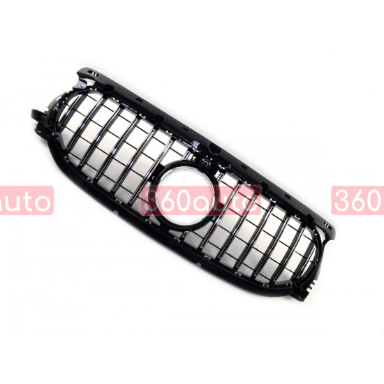 Решетка радиатора Chrome Black Normal GT на Mercedes GLA-Class H247 2020-