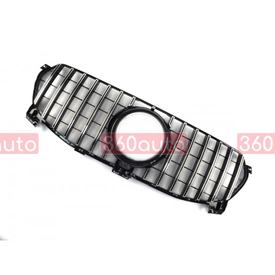 Решетка радиатора Chrome Black Normal GT на Mercedes GLE-Class W167 2018-2023