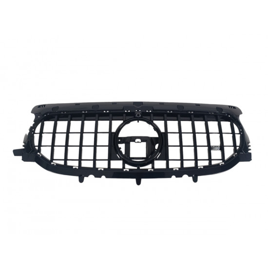 Решетка радиатора Full Black Normal GT на Mercedes GLA-Class H247 2020-