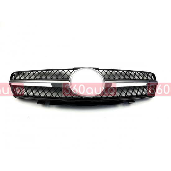 Решетка радиатора Black SL на Mercedes SL-Class R230 2001-2006