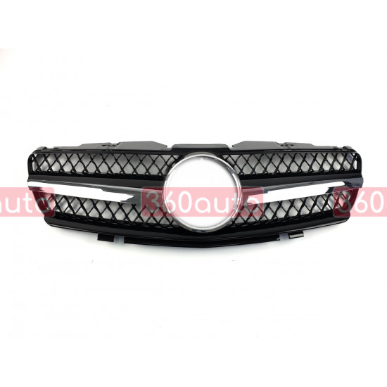 Решетка радиатора Black SL на Mercedes SL-Class R230 2001-2006